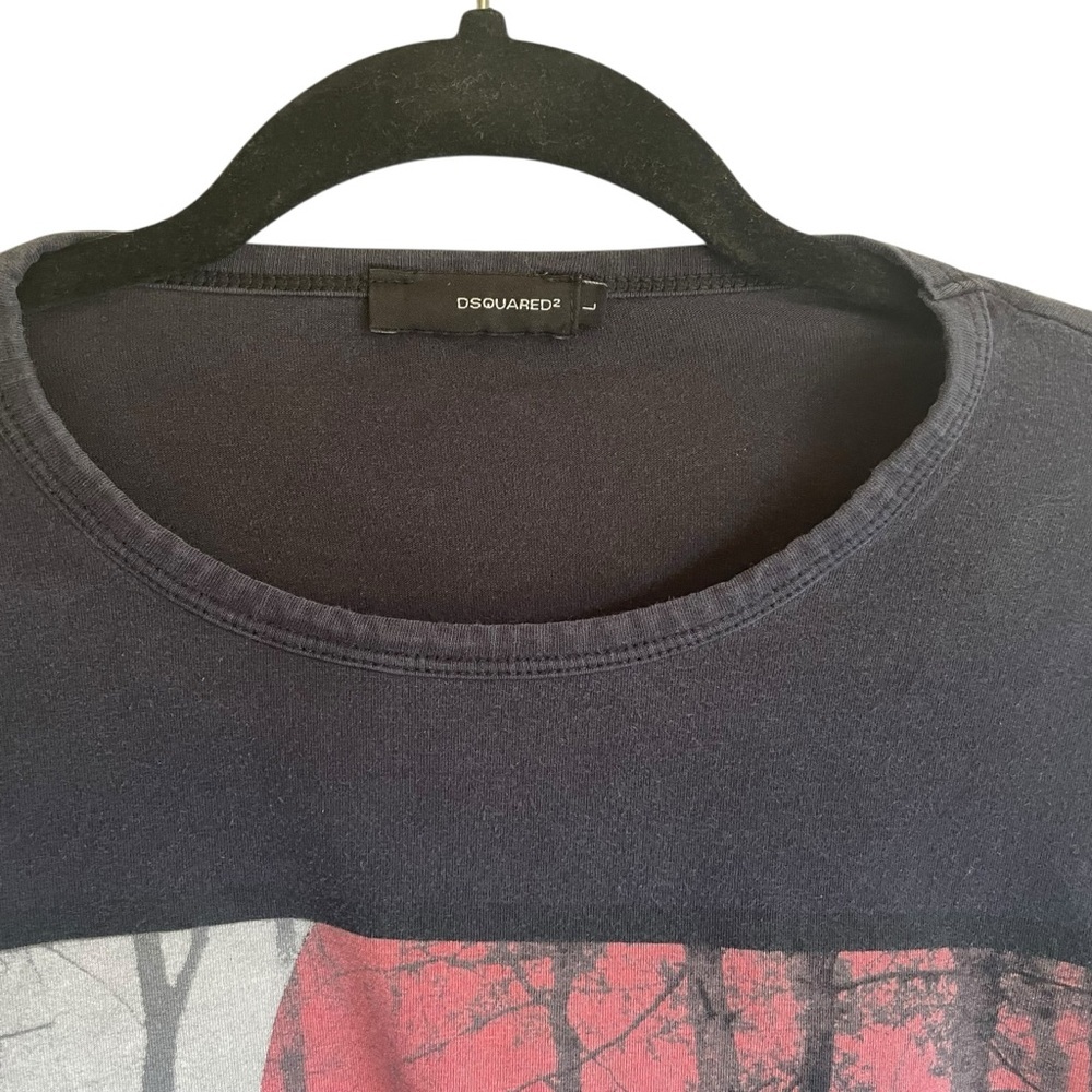 DSQUARED2 Into The Wood Since ‘64 Japanese Overprint Y2K Long Sleeve Tee - Picture 6 of 11